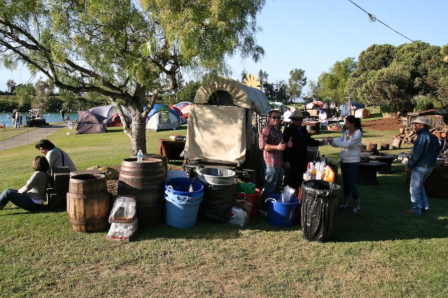 Camping out at Old Ranch