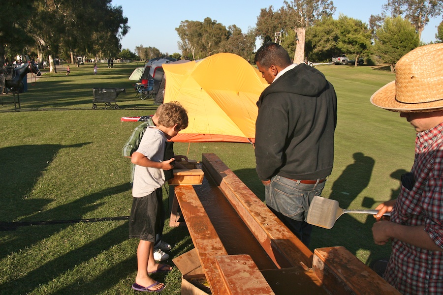 Camping out at Old Ranch