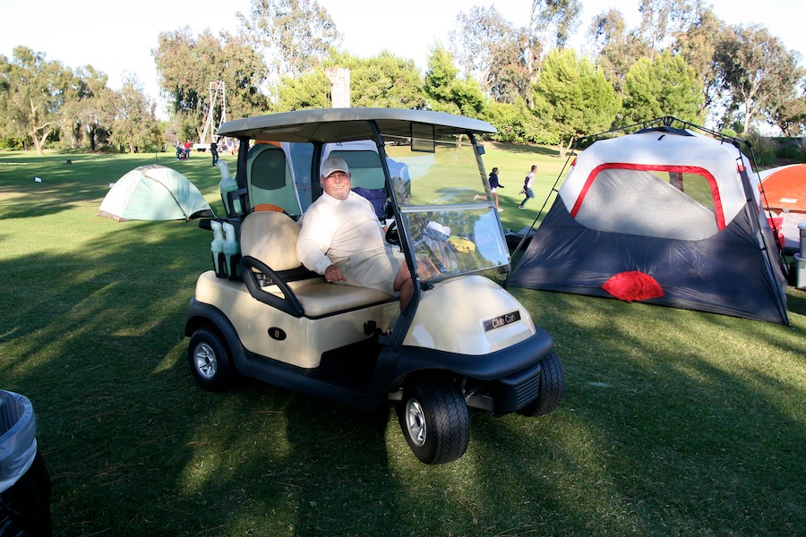 Camping out at Old Ranch