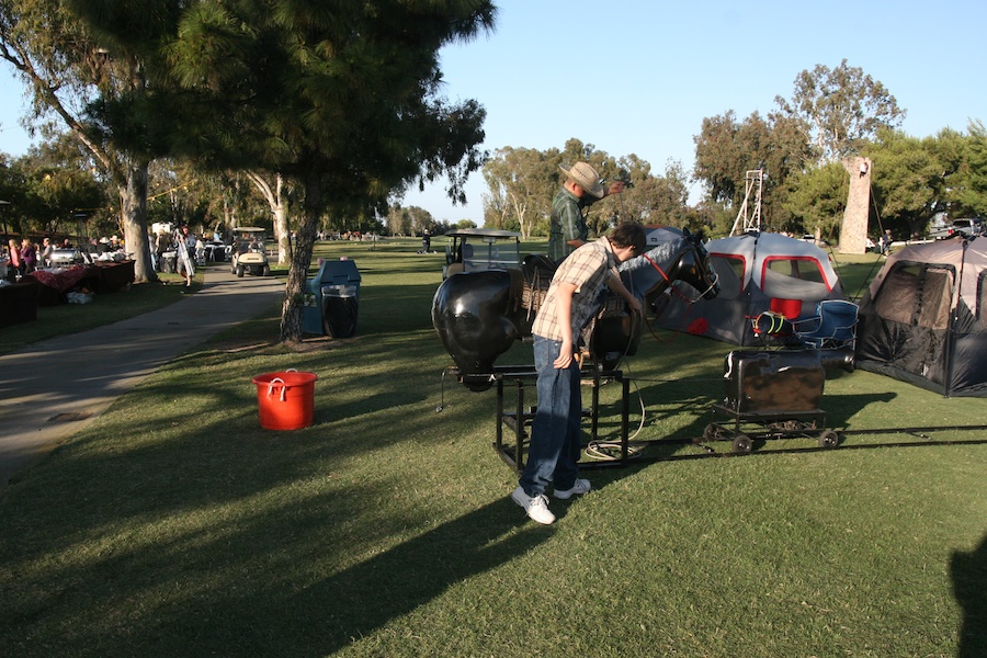 Camping out at Old Ranch