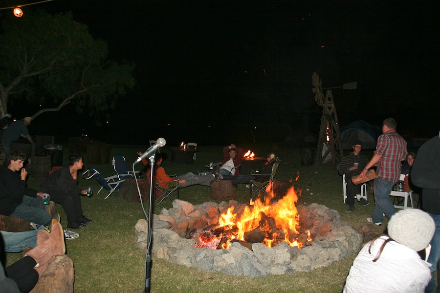 Camping out at Old Ranch