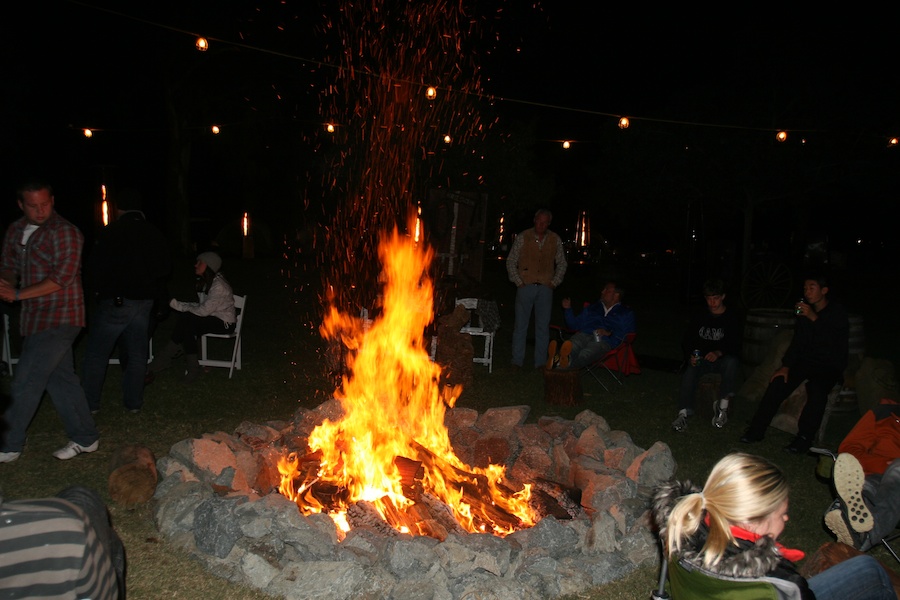 Camping out at Old Ranch