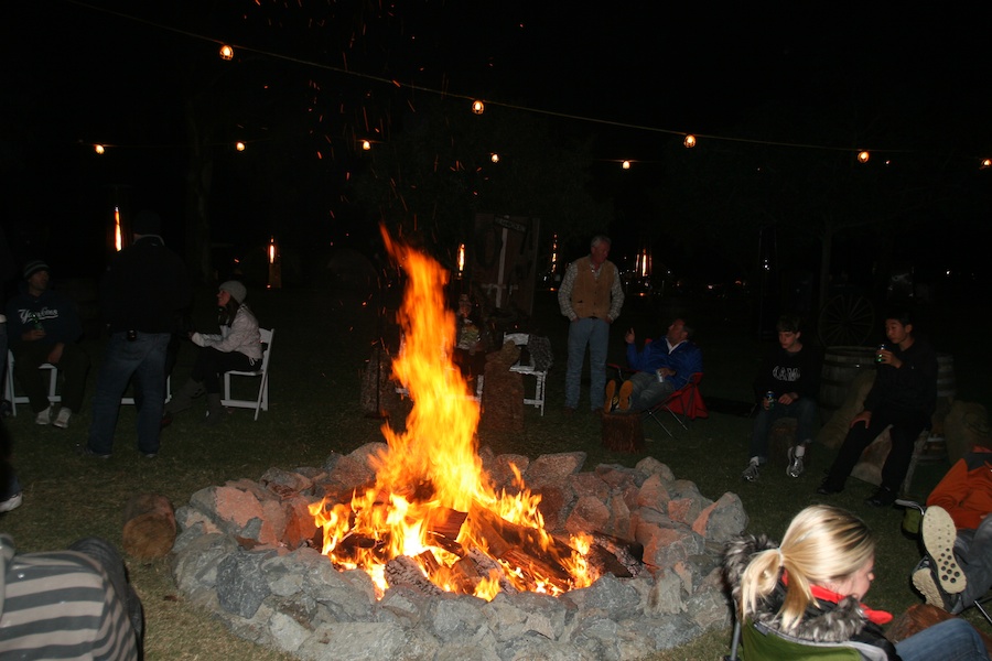 Camping out at Old Ranch