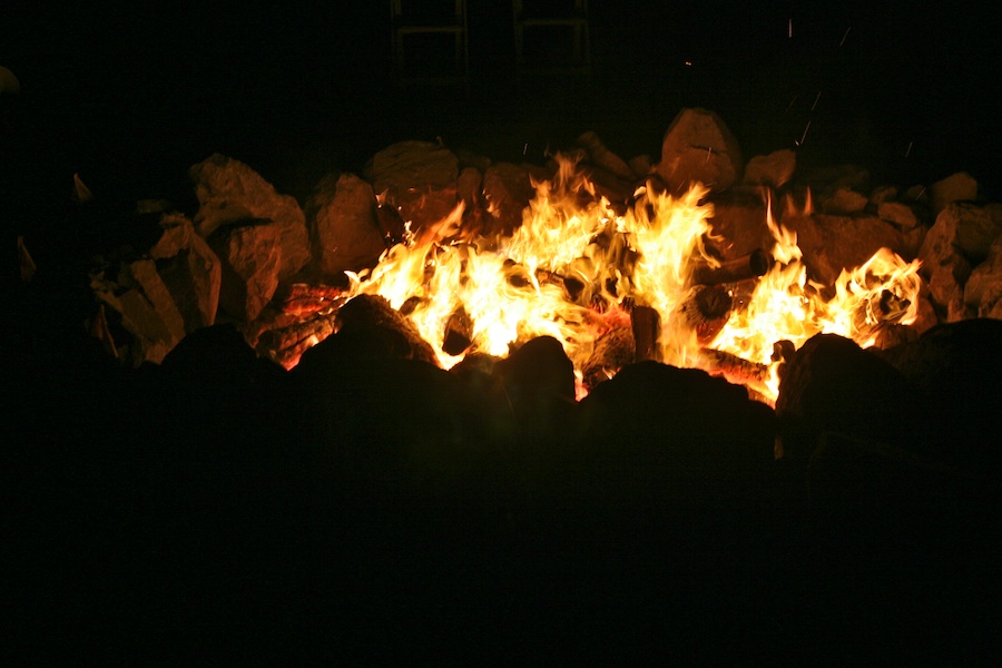 Camping out at Old Ranch