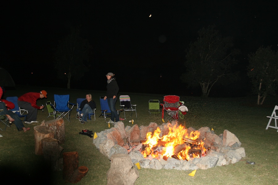 Camping out at Old Ranch