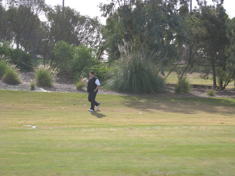 Golf in the winter in California