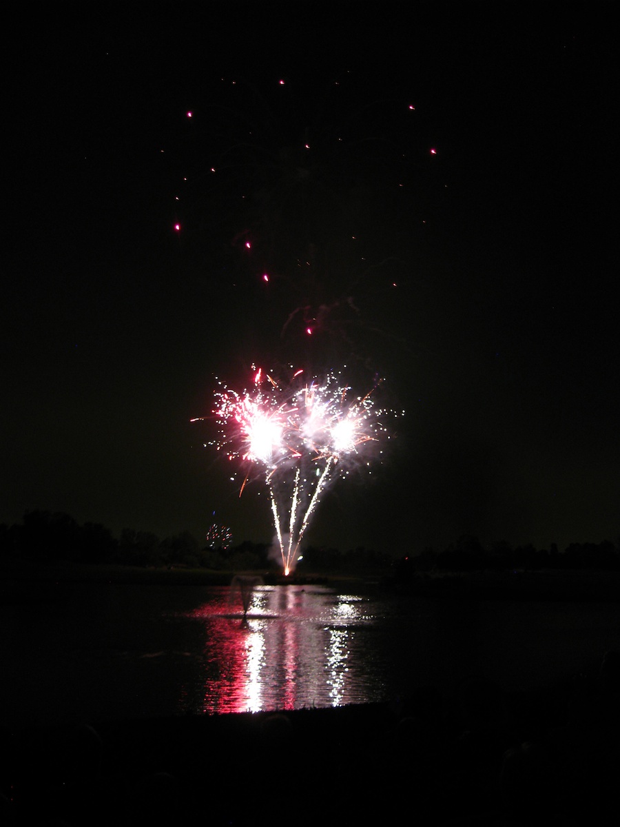 Post dinner fireworks show at ORCC