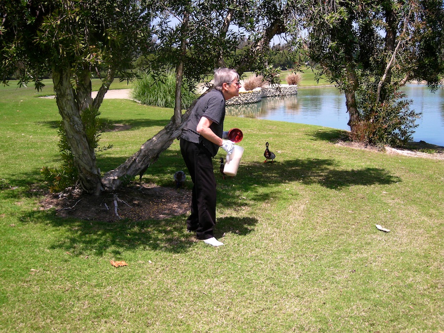 golf and birthdays at Old Ranch Country Club 4/20/2012