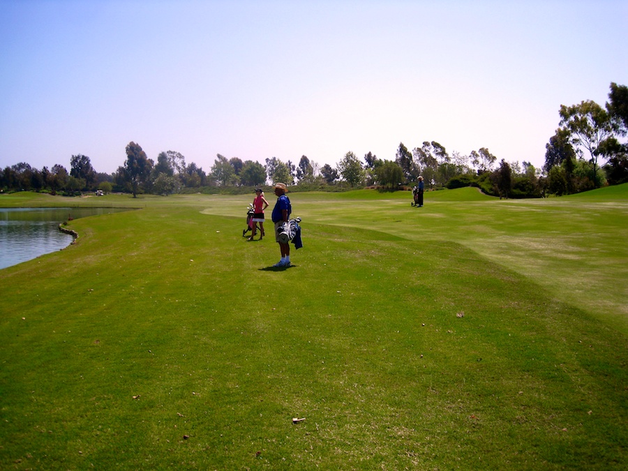 golf and birthdays at Old Ranch Country Club 4/20/2012