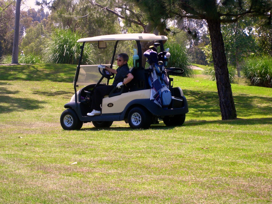 golf and birthdays at Old Ranch Country Club 4/20/2012