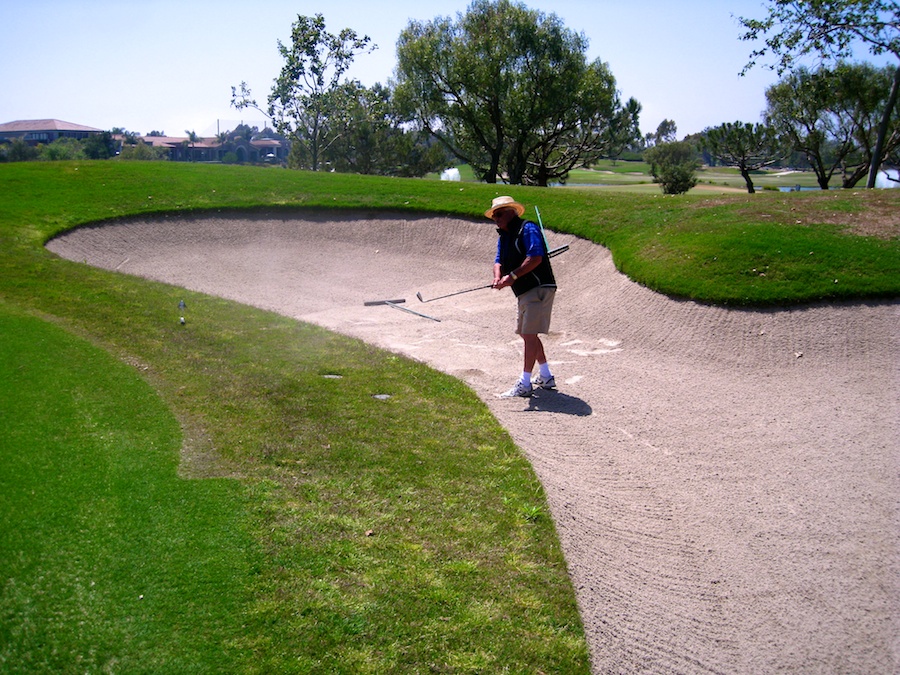 golf and birthdays at Old Ranch Country Club 4/20/2012