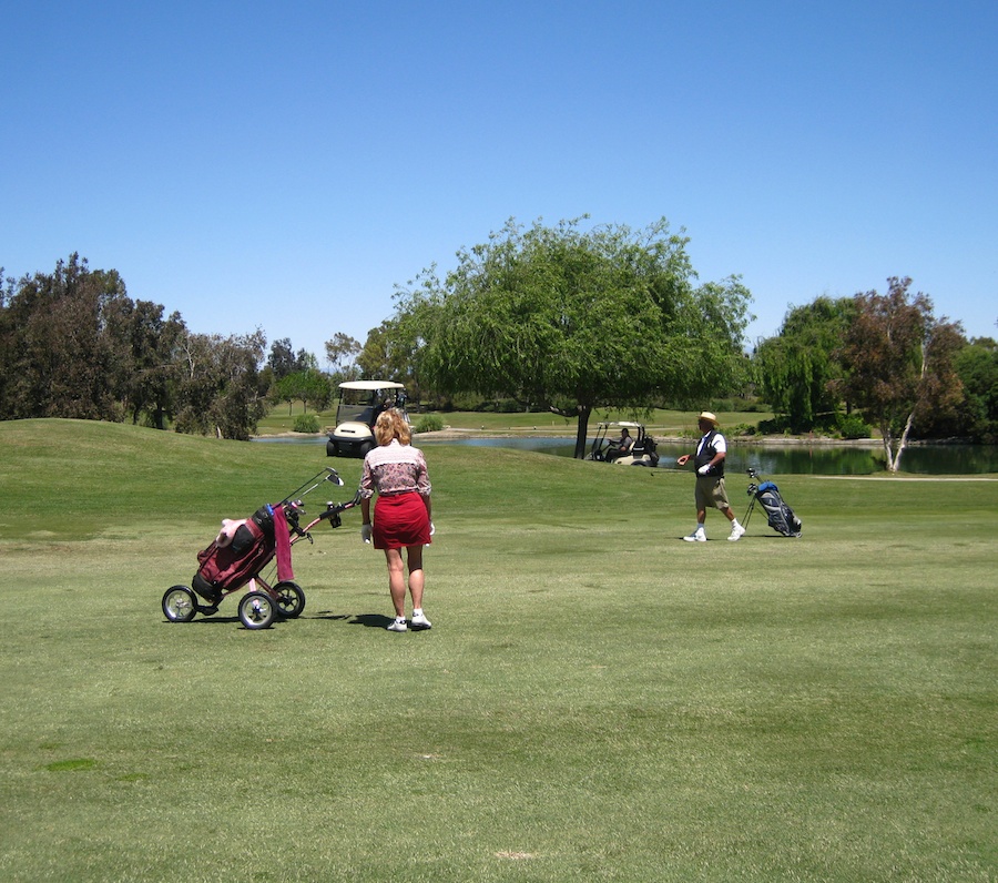 Playing golf with the Rodeckers April 2013