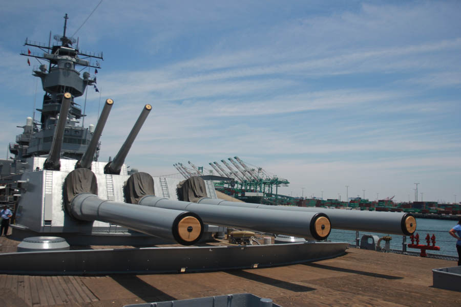 Visiting the USS Iowa on June 1st 2015