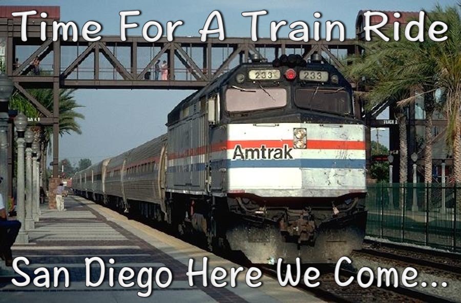 The train to San Diego May 7th 2014