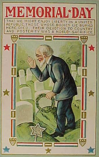 Memorial Day card Circa 1900