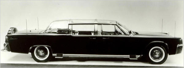 1961 Continental X100 - Kennedy was shot in this vehicle