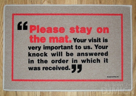 Doormats you may want to use sometime