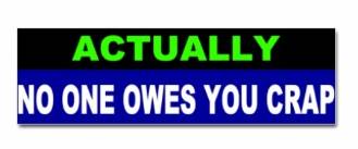 Bumperstickers on politics