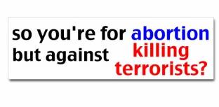 Bumperstickers on politics