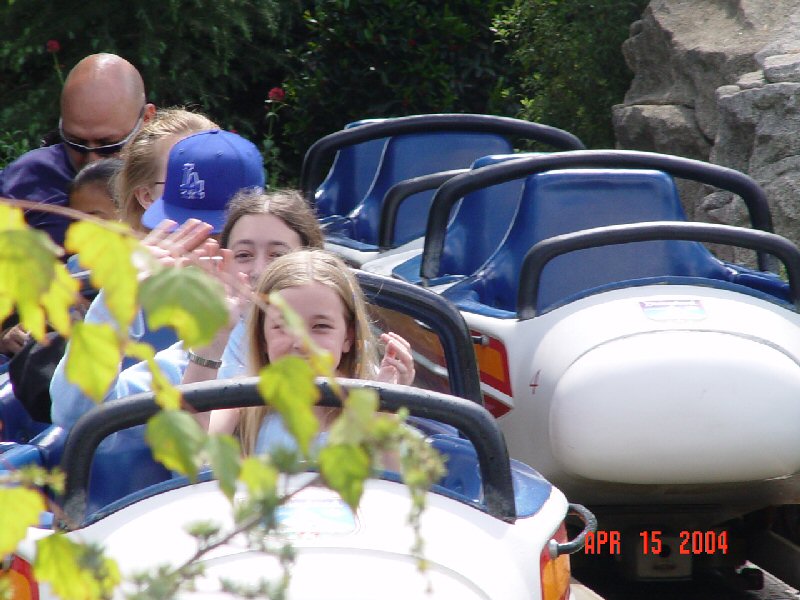 Hannah and Lisa At Disneyland April 2004