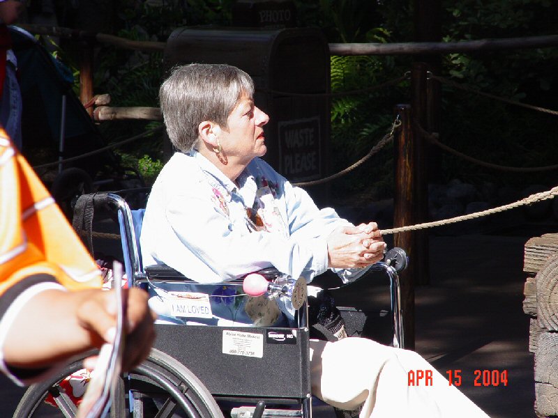 Hannah and Lisa At Disneyland April 2004