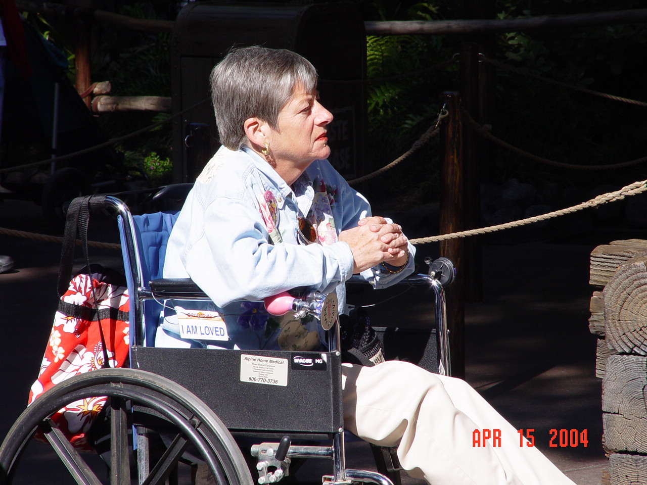 Hannah and Lisa At Disneyland April 2004