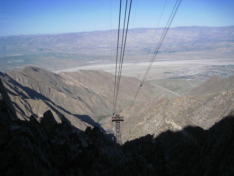 Aerial Tramway with Bunny 3/9/2011