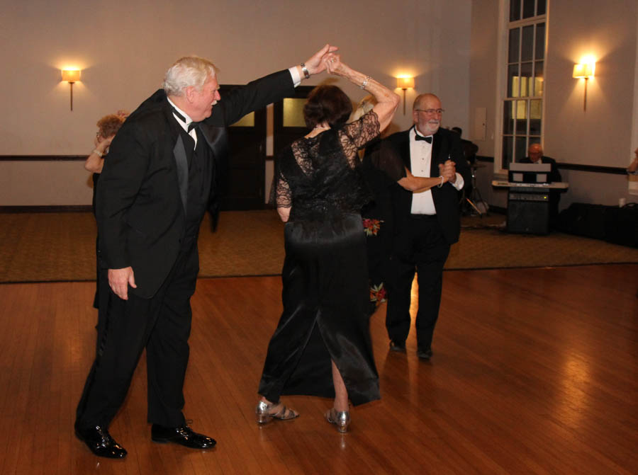 Dancing the night away with the Rondelier's Dance Club 3/3/2017 to the sounds of the Big Band Era
