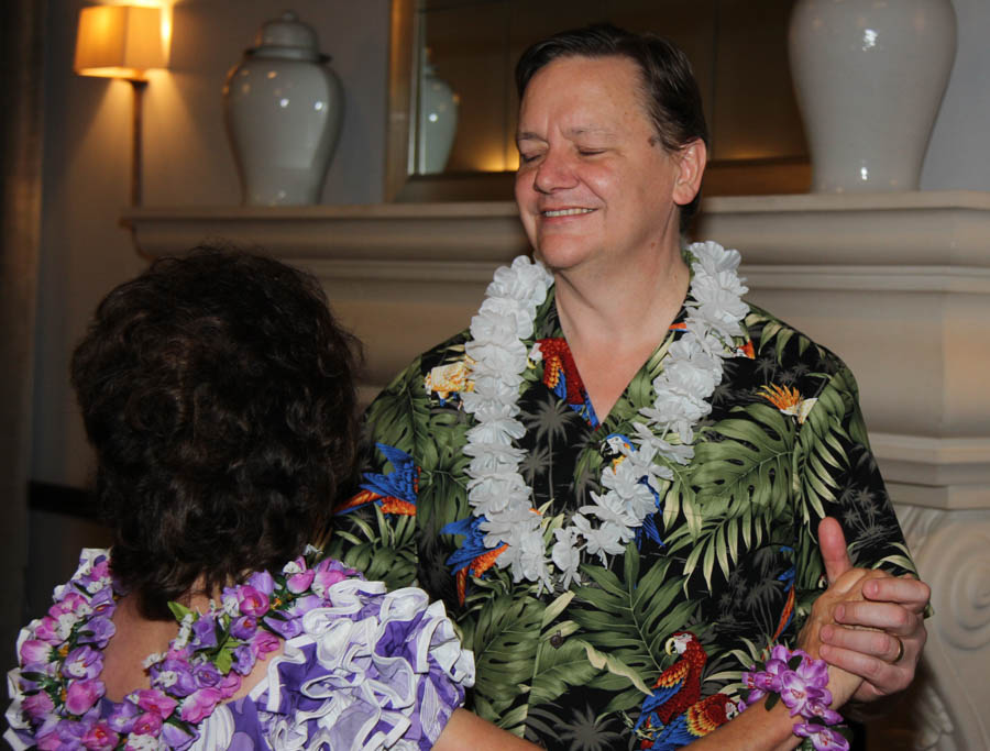 Post dinner dancing with the Rondeliers in Hawaii 9/8/2017