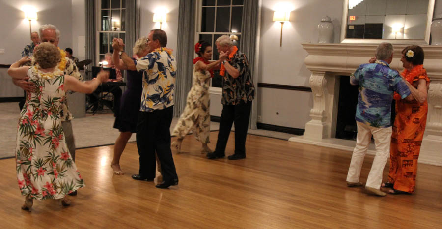 Post dinner dancing with the Rondeliers in Hawaii 9/8/2017