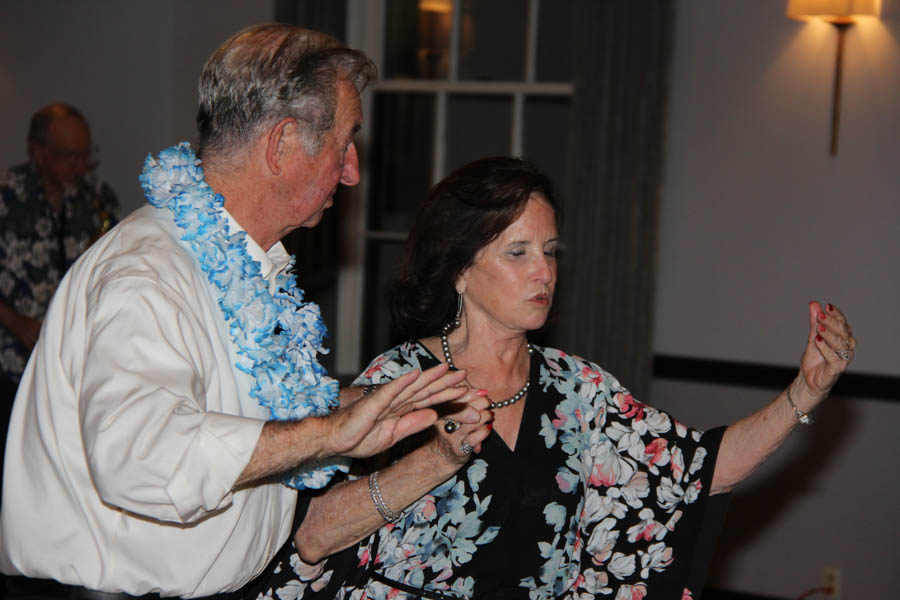 Post dinner dancing with the Rondeliers in Hawaii 9/8/2017