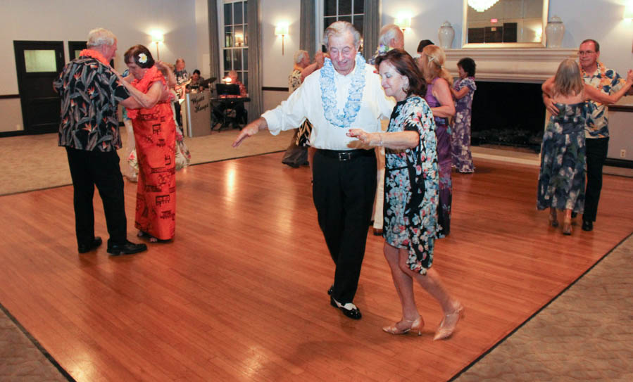 Post dinner dancing with the Rondeliers in Hawaii 9/8/2017