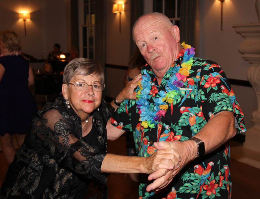 Post dinner dancing with the Rondeliers in Hawaii 9/8/2017