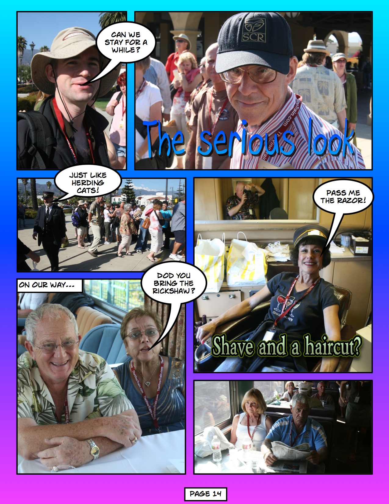 A comic view of the 2012 Vino Trip