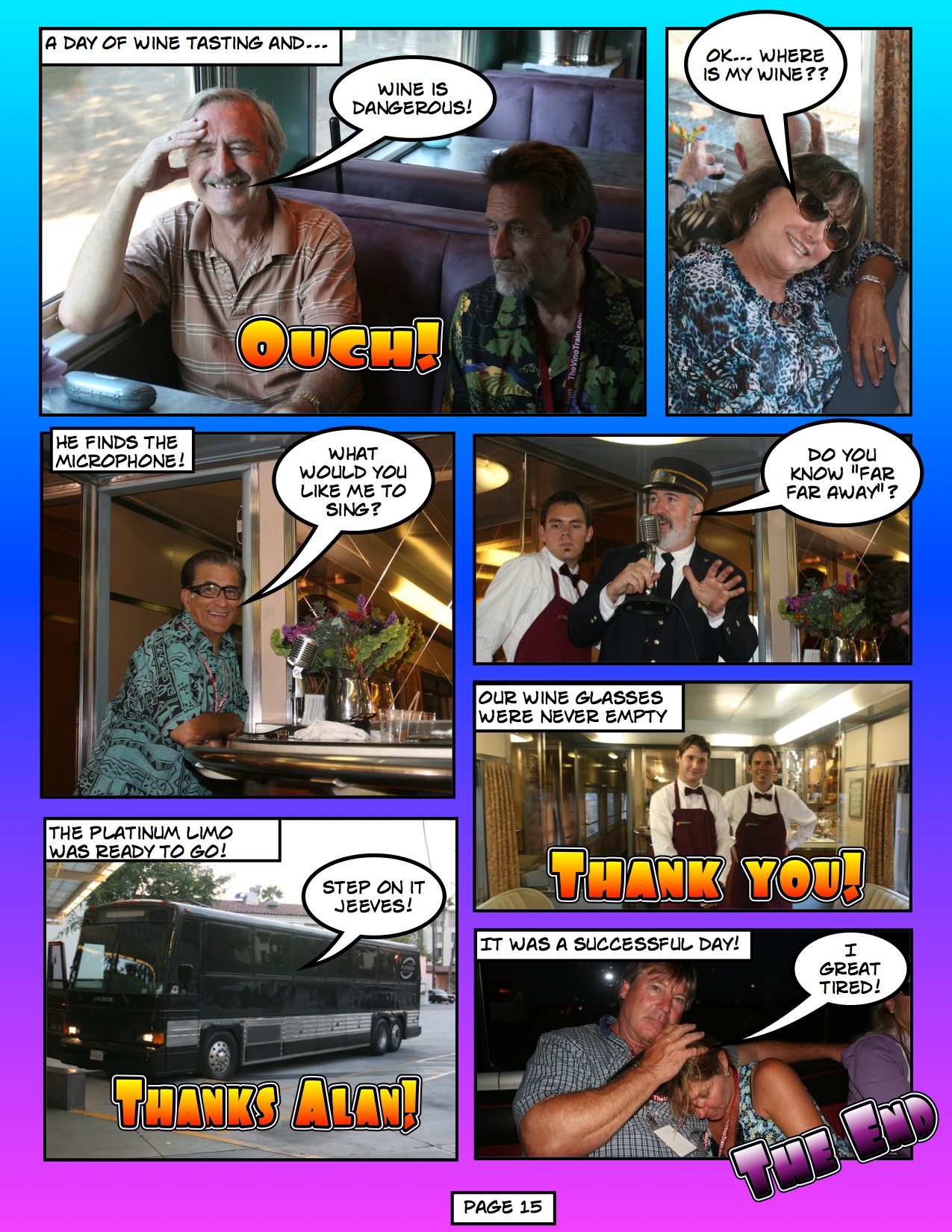 A comic view of the 2012 Vino Trip