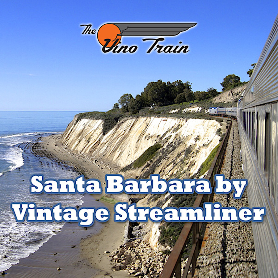 On our way to Santa Barbara on the Vino Train 8/5/2017