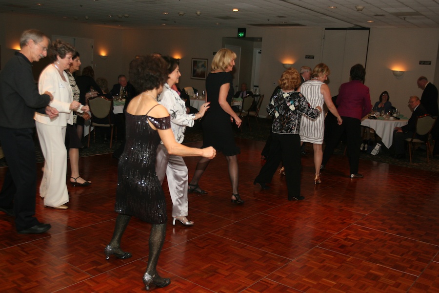 Dancing at the Yorba Linda Country Club for the Starlighters January 2012 dance?