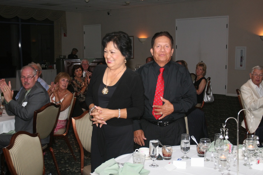 Post dinner dancing at the Starlighters Fall Semi-Formal  September 2012