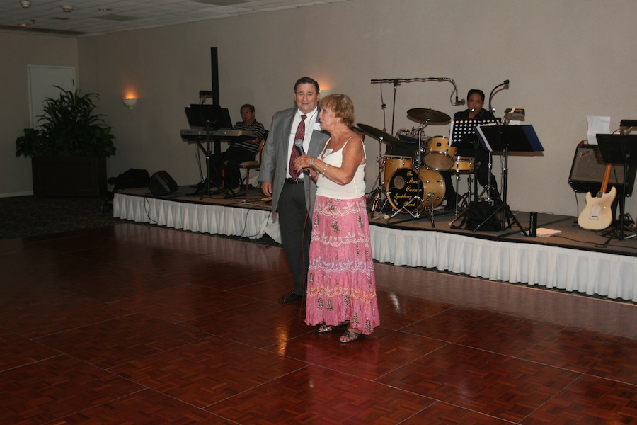 Post dinner dancing at the Starlighters Fall Semi-Formal  September 2012