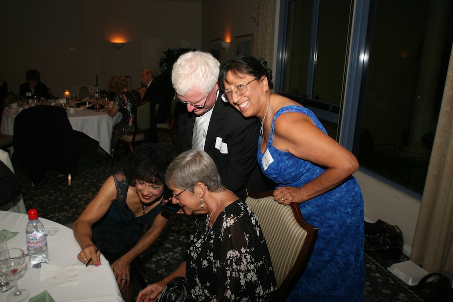 Post dinner dancing at the Starlighters Fall Semi-Formal  September 2012