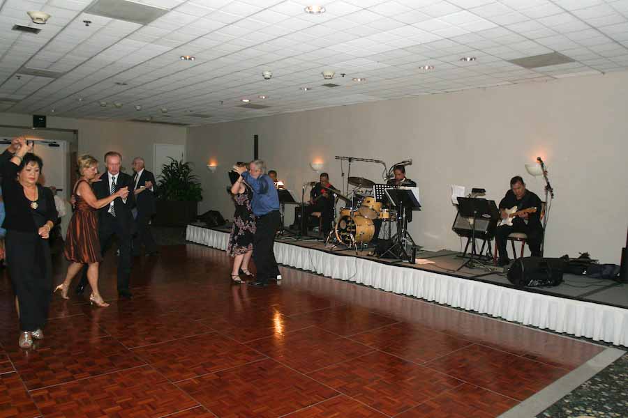 Post dinner dancing at the Starlighters Fall Semi-Formal  September 2012