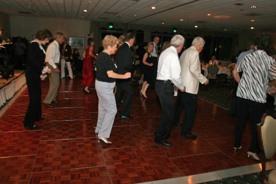 Post dinner dancing at the Starlighters Fall Semi-Formal  September 2012