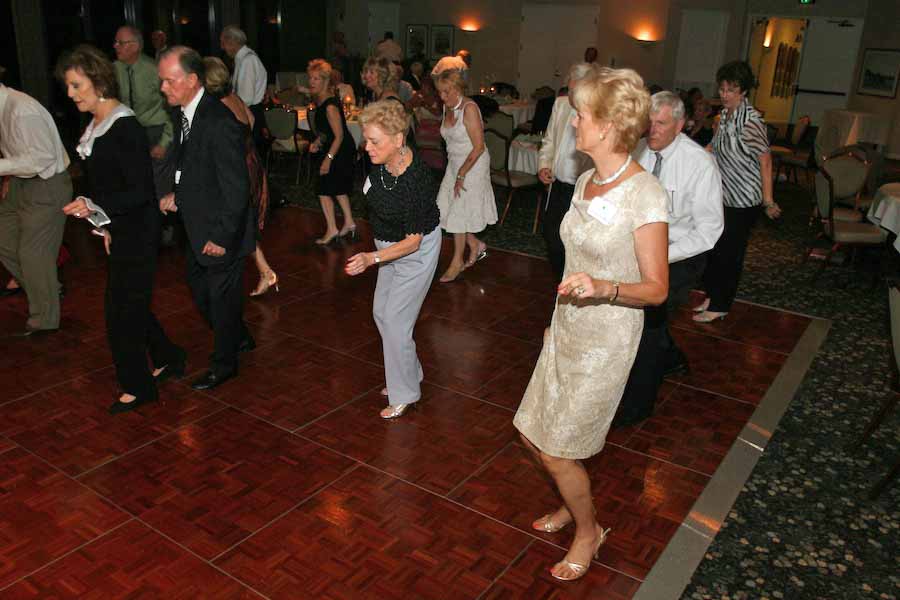 Post dinner dancing at the Starlighters Fall Semi-Formal  September 2012