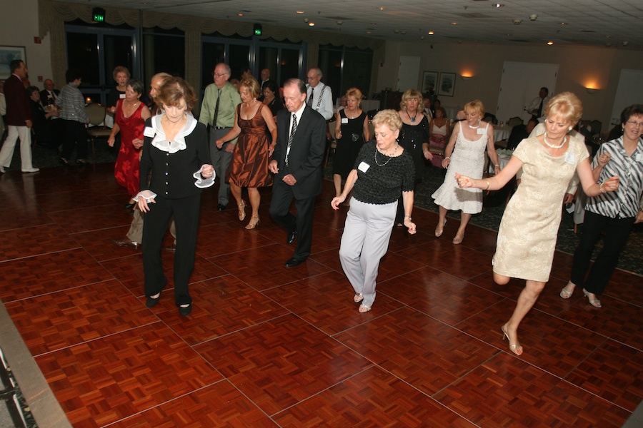 Post dinner dancing at the Starlighters Fall Semi-Formal  September 2012