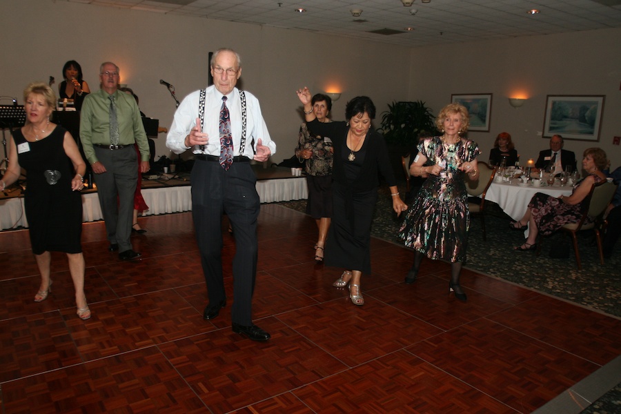 Post dinner dancing at the Starlighters Fall Semi-Formal  September 2012