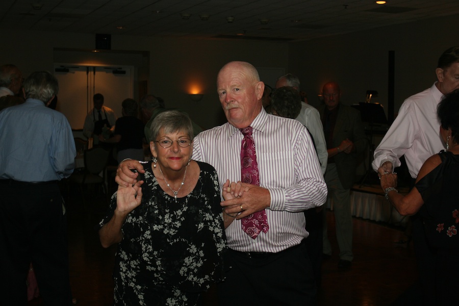 Post dinner dancing at the Starlighters Fall Semi-Formal  September 2012