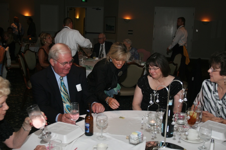 Post dinner dancing at the Starlighters Fall Semi-Formal  September 2012