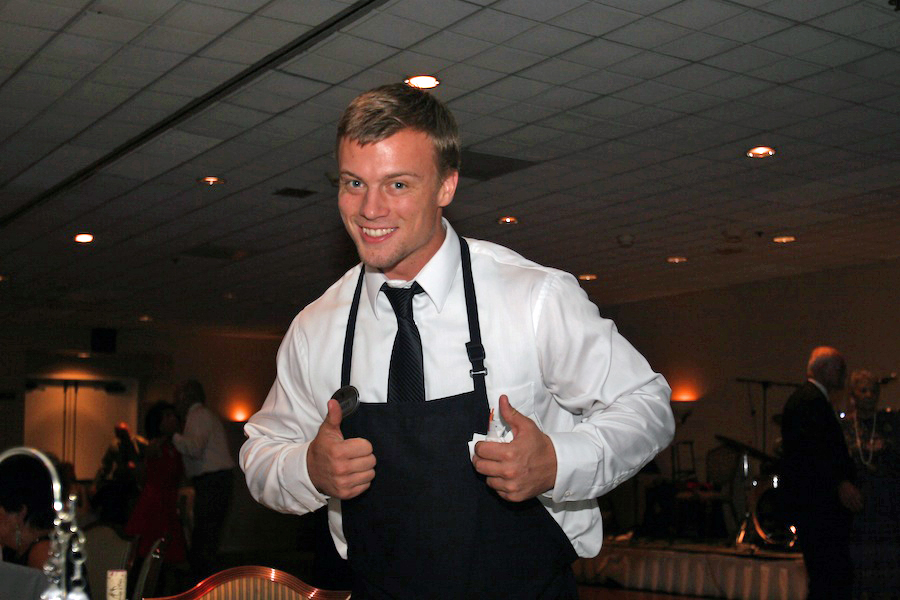 Post dinner dancing at the Starlighters Fall Semi-Formal  September 2012