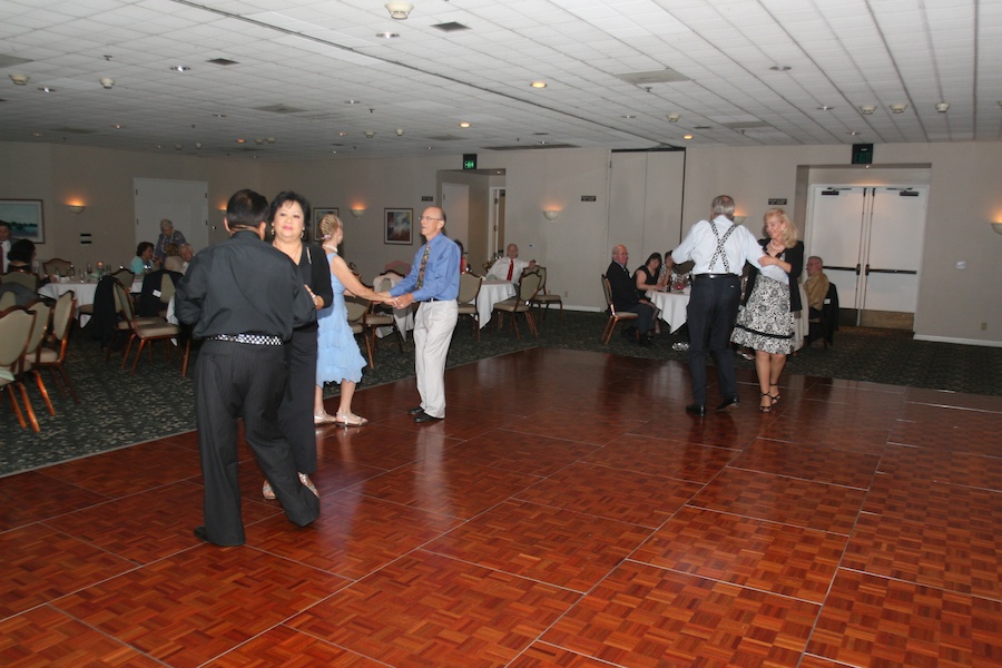 Post dinner dancing at the Starlighters Fall Semi-Formal  September 2012