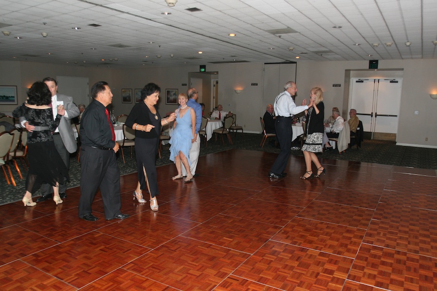 Post dinner dancing at the Starlighters Fall Semi-Formal  September 2012